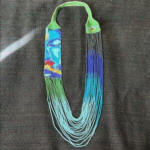 Indigenous Amazonian beaded necklace